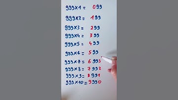 Multiplier facilement par 999 ! #shorts #maths #mathématiques #multiplication #lycée #college #prof