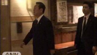 宗男氏と会談の小沢幹事長　総理の政権運営を心配（09/10/31）
