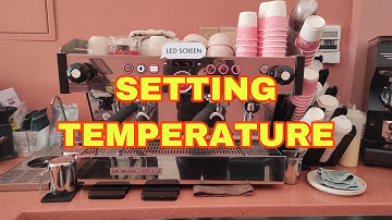 HOW TO SETTING TEMPERATURE LA MARZOCCO LINEA PB SETTING TEMPERATURE SUHU WATER BOILER WATER HEATER