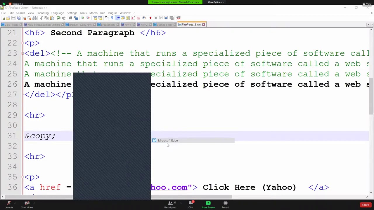 Lab02 - web design JUST university - YouTube