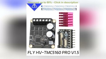 Mellow Fly 24V/48V HV TMC5160 Pro V1.5 Stepper Motor Driver StepStick SPI Silent For Marlin / Kli