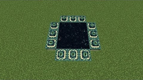Minecraft 1.12.2:How to make a end portal