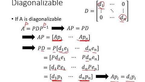 Linear Algebra Lecture 26: Diagonalization