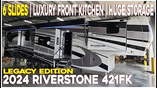 Luxury Front Kitchen 2024 Riverstone 421FK Legacy Edition Fifth Wheel at Couchs RV Nation