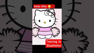 Watch this Hello Kitty Pen Tool tracing come to life! 💗🐱