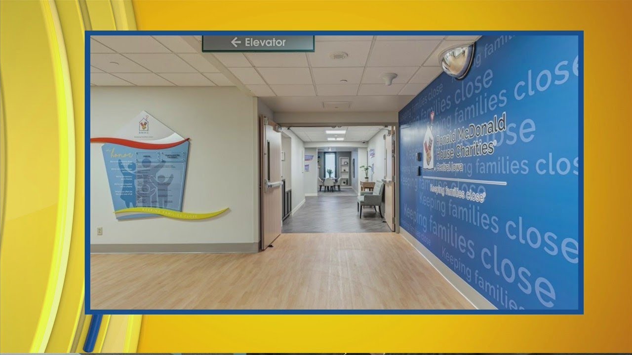 New Ronald McDonald House at MercyOne Children's Hospital YouTube