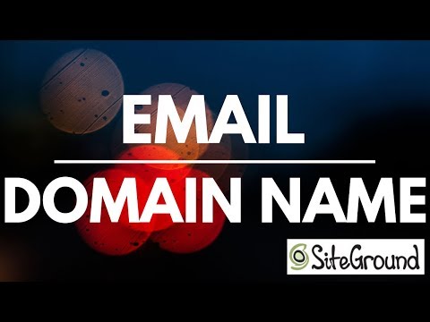 How to create an email address with a domain name