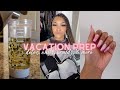 MAINTENANCE / VACATION PREP VLOG | DETOX, NAILS, KNOTLESS BRAIDS, LASHES + PACK WITH ME & MORE