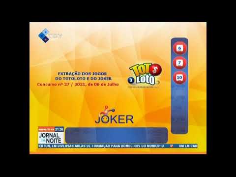 Extracao Totoloto E Joker Youtube