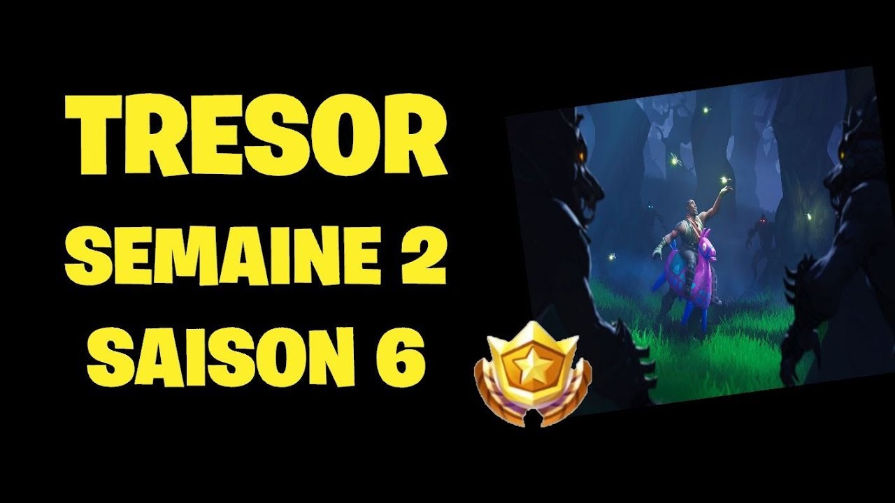 Fortnite Semaine 2 Saison 6 Défi De La Traque Trésor Caché Dans Lécran De Chargement