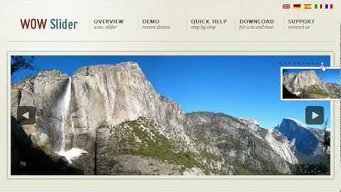 Ajax Slider Pulse Blinds Demo: Search engine friendly