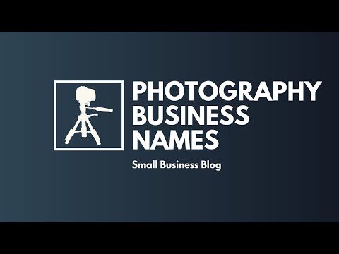 Video: How To Name A Photo Studio