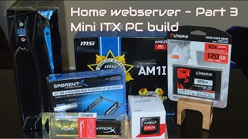 The complete build of my budget home web server featuring AMD 5350 Kabini processor