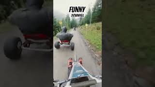 fun race #funny #funrace #downhill #shorts #short #shortvideo #shortsfeed #shortsyoutube #downhill