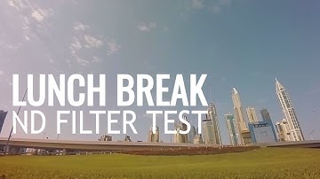 Testing ND filter film for GoPro session 5. Lunch break park rip