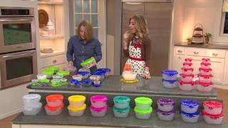 Lock & Lock 10-piece Nestable Bowl and Zen Storage Set with Stacey Stauffer