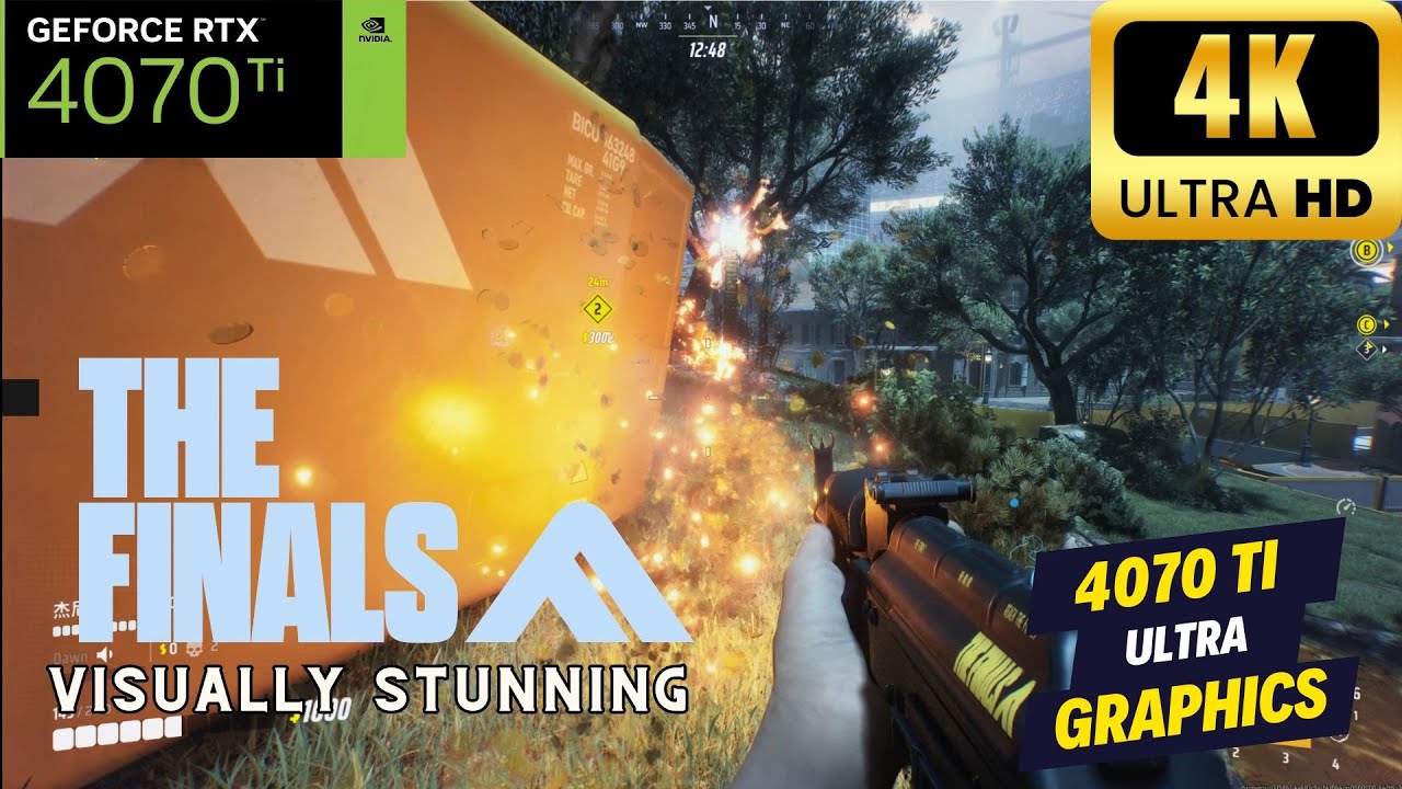 The Finals 8 Minuets Power Pack Graphic (4070Ti 12 GB) Ryzen 9 7900X  350+ FPS Max 4K 2024