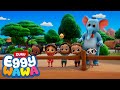 Learn animals with Eggy Wawa | Preschool learning videos for 3 year olds
