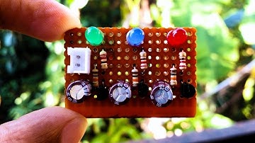 Running LED Chaser with 3 Transistor  No IC |  led chaser circuit