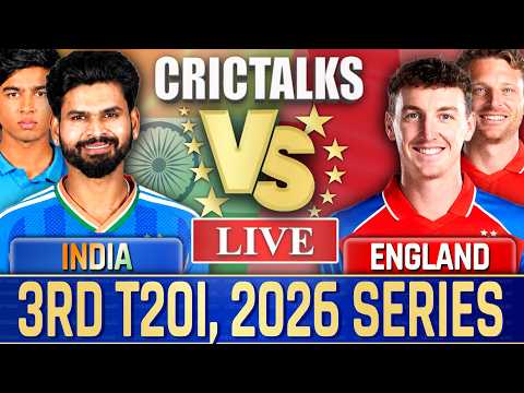 Live: India vs England, 3rd T20I Live Match Today 2026 Series Cricket Commentary Score 2nd Inn