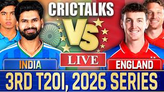 Live: India vs England, 3rd T20I Live Match Today 2026 Series Cricket Commentary Score 2nd Inn screenshot 2