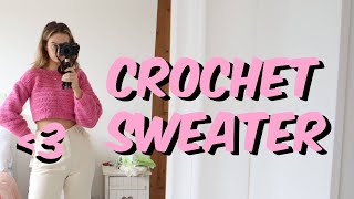 EASY Crochet Sweater Tutorial | DIY screenshot 1