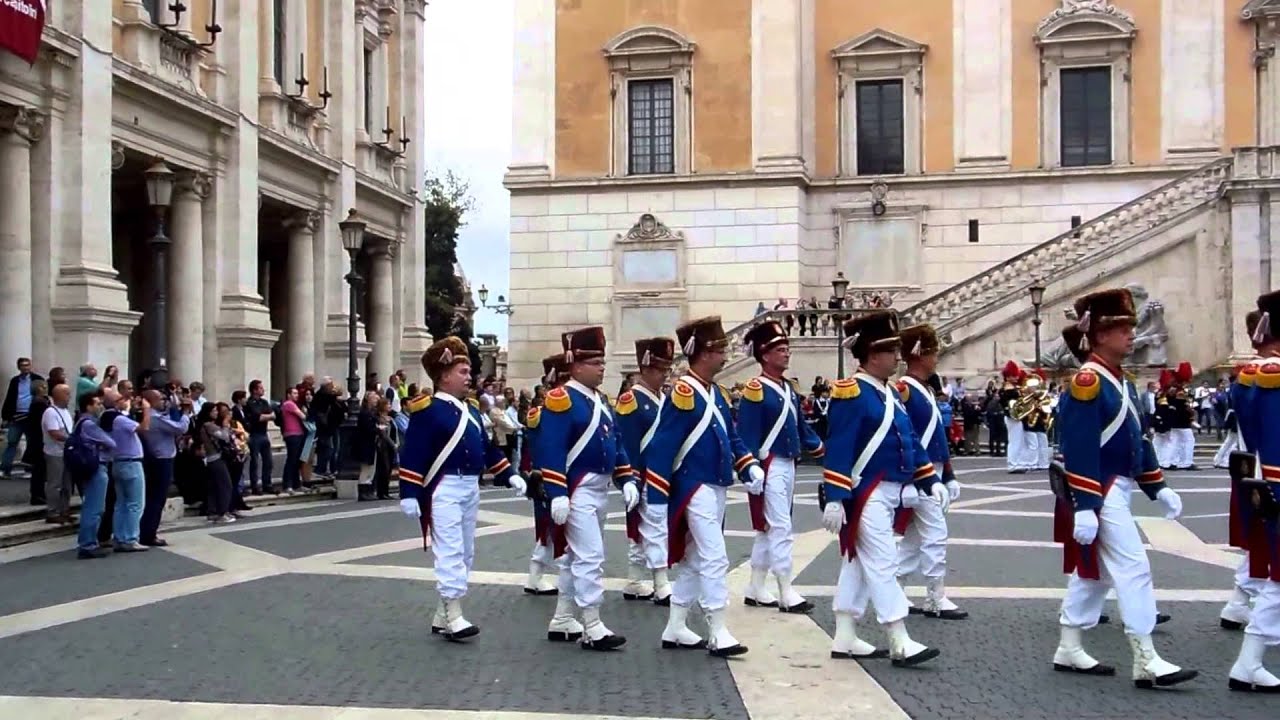 Die Band der Bürgerwehr von Mengen in Rom