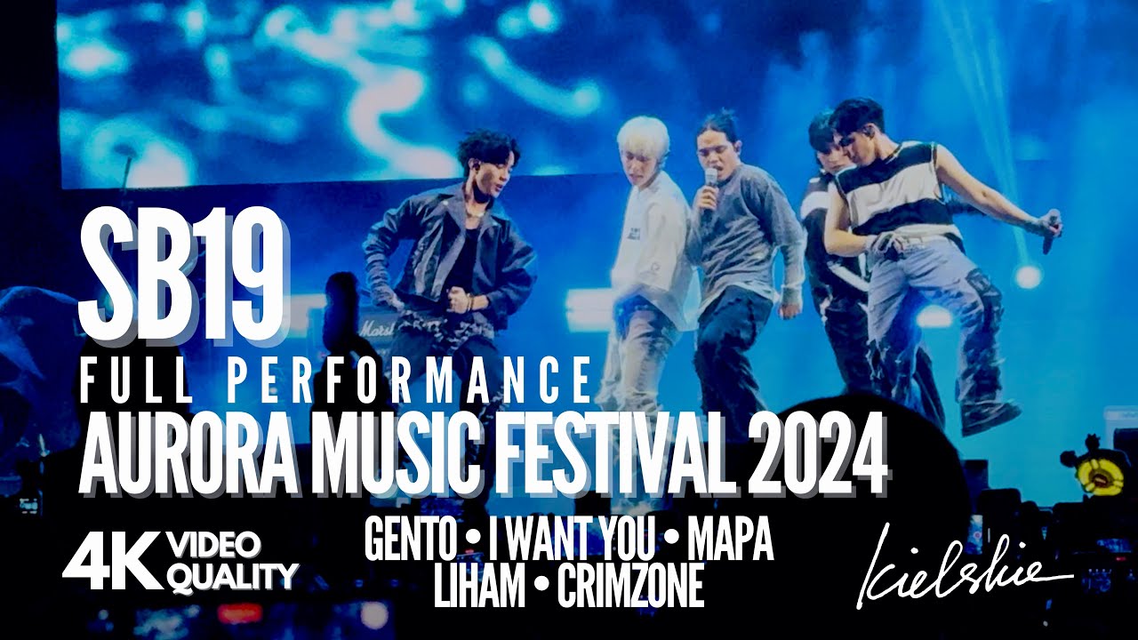 SB19 FULL PERFORMANCE at Aurora Music Festival 2024 | 4K Quality
