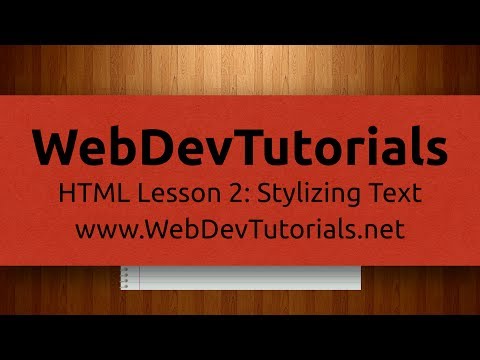 WebDevTutorials - HTML