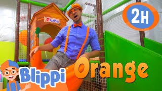 Learn Wtih Blippi At The Indoor Playground For Kids | Educational Videos for Toddlers