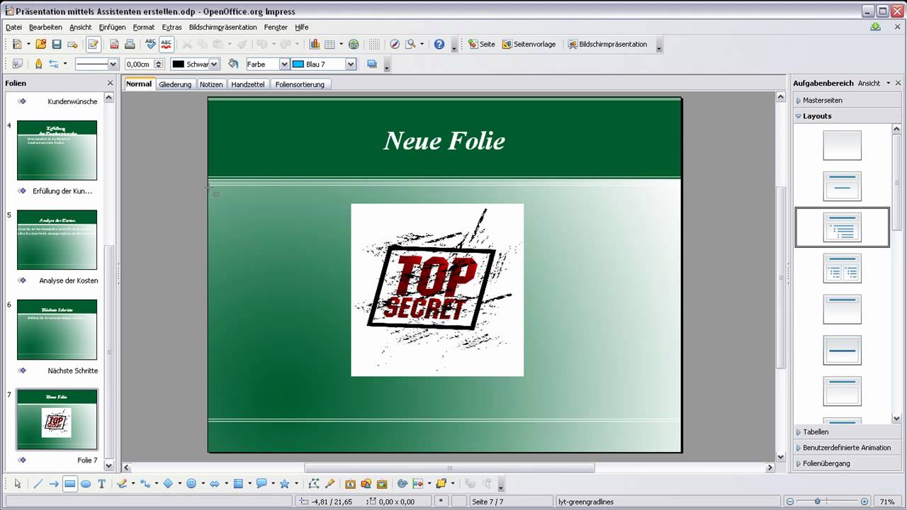 Impress - Präsentation in 5 Schritten erstellen - YouTube
