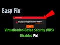 How to Fix “Virtualization-Based Security (VBS) Disabled” Error in FACEIT