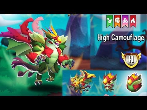 Dragon City: My new Heroic High Camouflage Dragon | the Most Powerful Dragon 2021 😱
