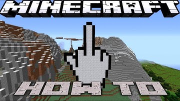 Minecraft ~8 Bit~ HOW TO : The Finger ~Flipping The Bird~ ( Tutorial ) /W Killerkev