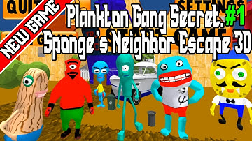 Plankton Gang Secret. Sponge