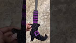 Witch boot #witch #halloween #halloweendecor #boot  #halloween2022
