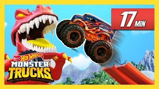 MONSTER TRUCKS ISLAND and HOT WHEELS CITY EPIC ADVENTURE! | Hot Wheels City | @HotWheels