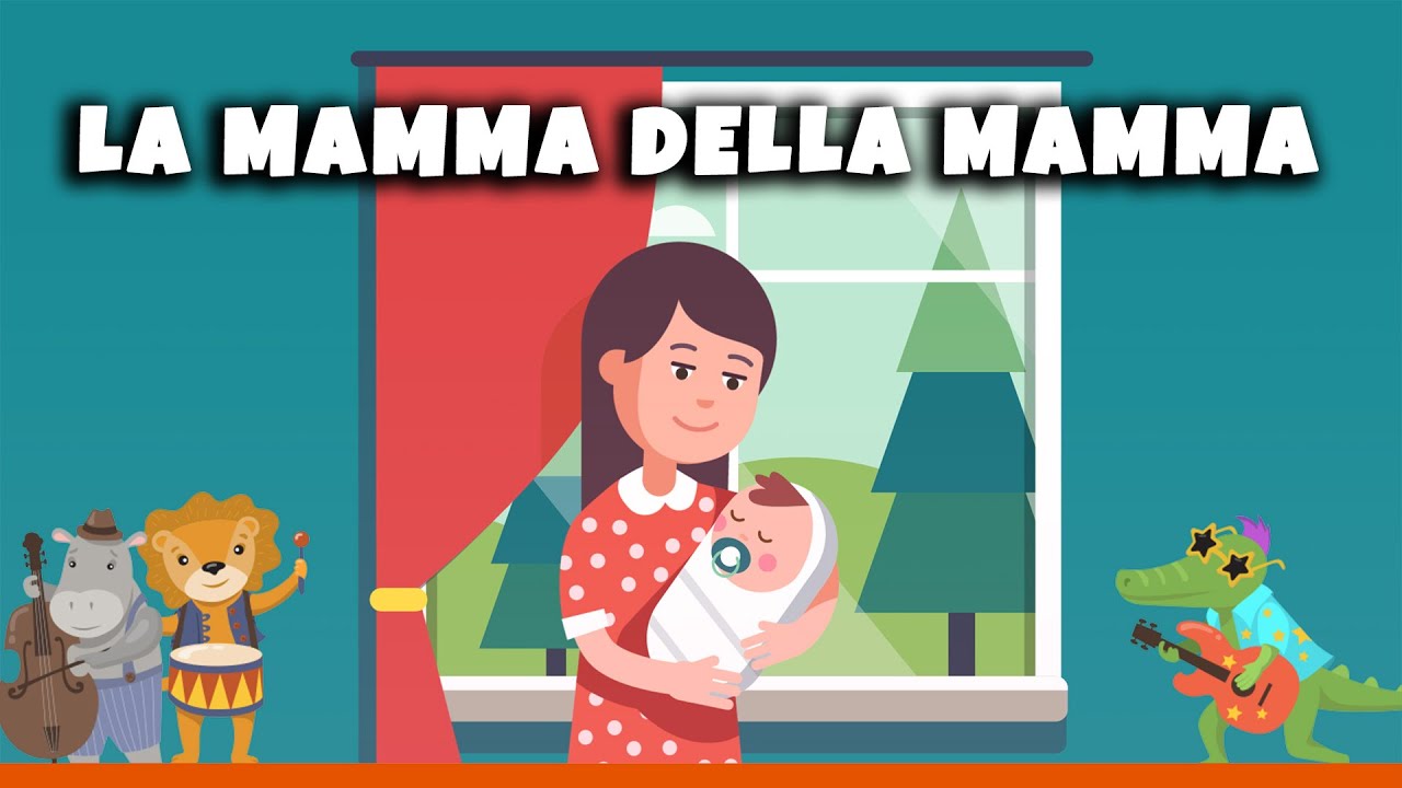 LA MAMMA DELLA MAMMA Canzone per bambini (Karaoke con testo)