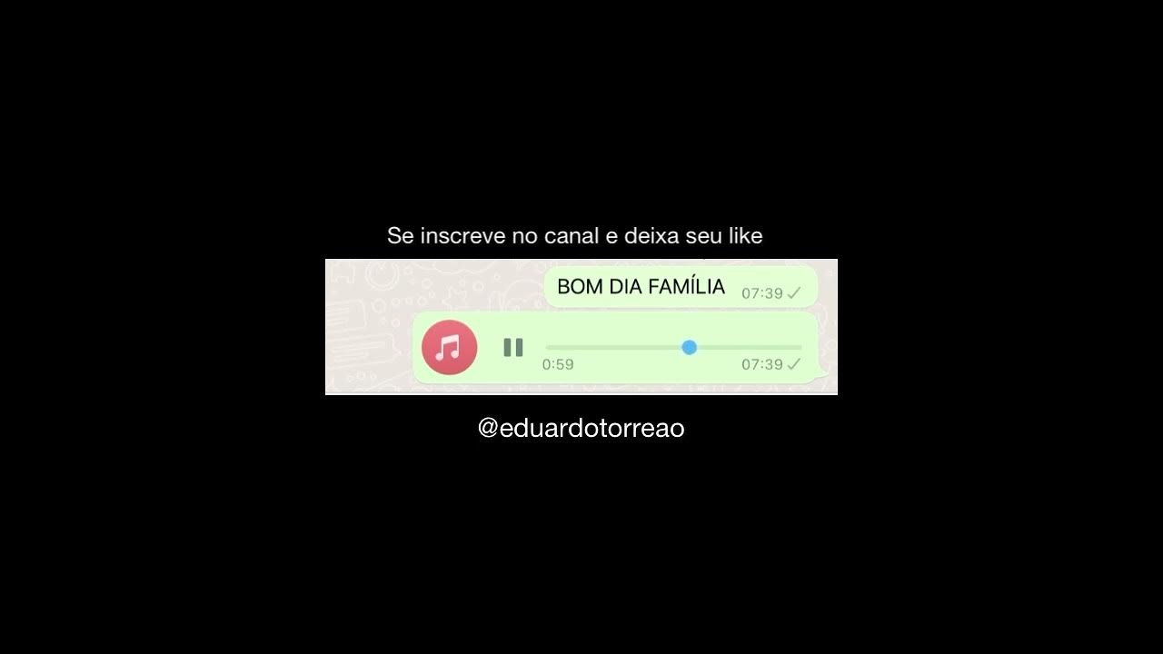 BOM DIA FAMÍLIA | ÁUDIO DE SEXTA | Nothin' on You - YouTube