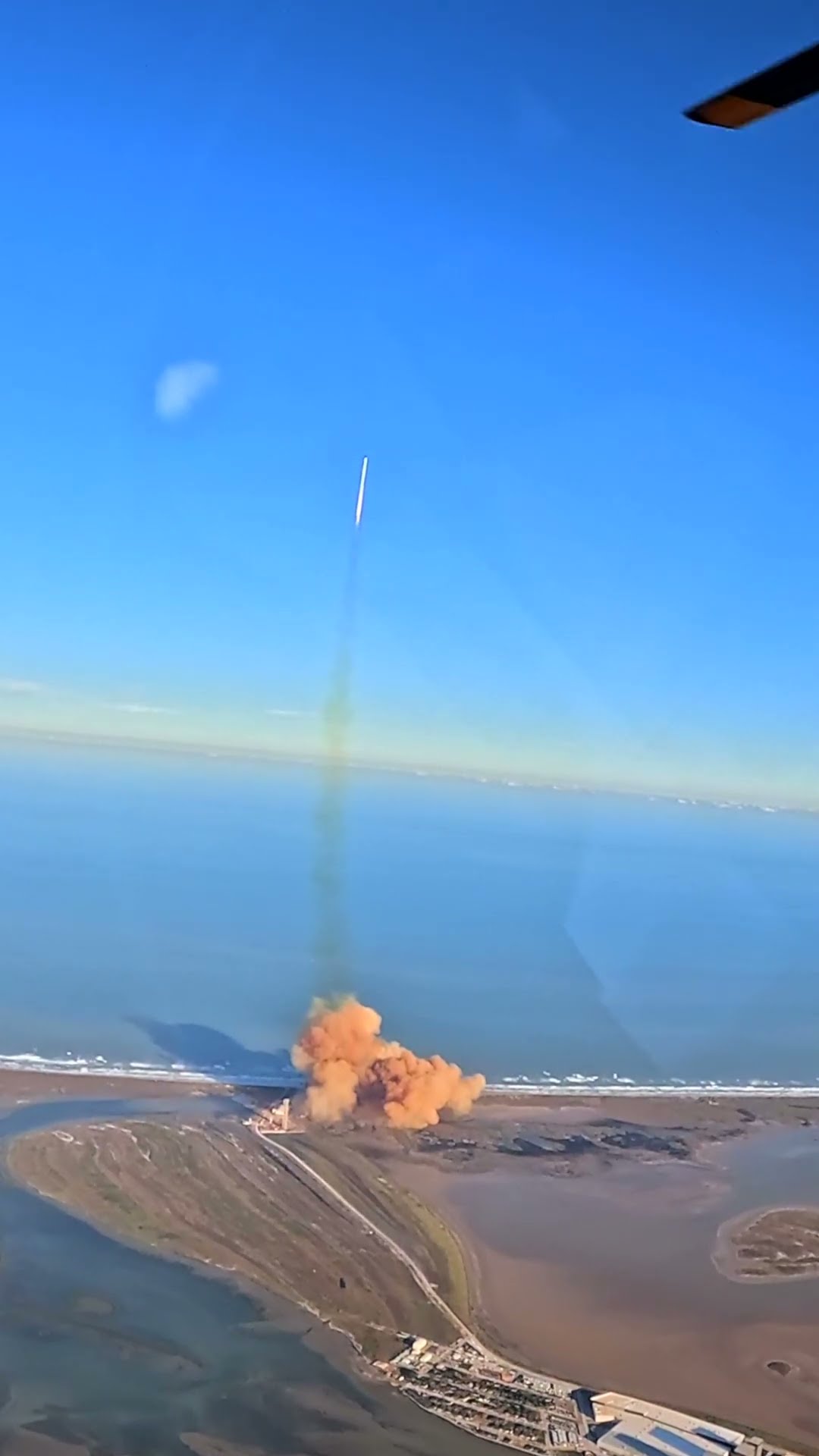 SpaceX Launch Seen From Helicopter || ViralHog