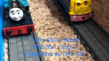 Tomy Sodor races round 1 race 2 Ferdinand vs D40125