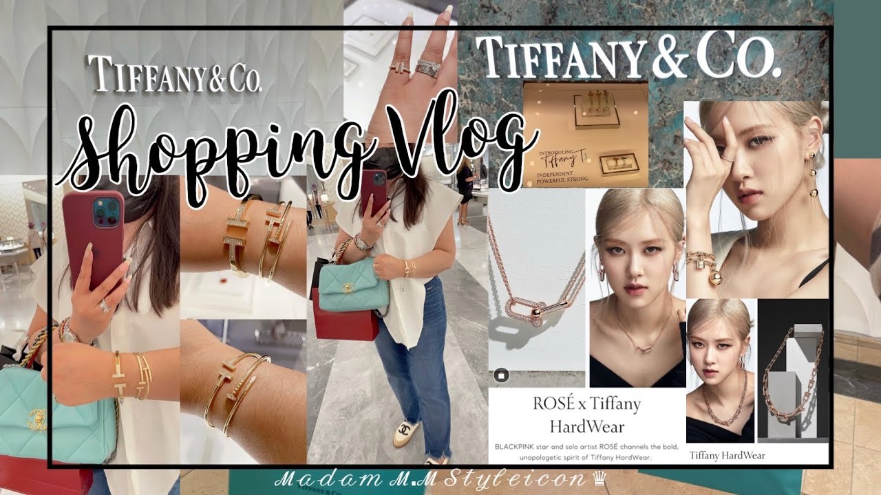 TIFFANY & CO SHOPPING VLOG | #BLACKPINK ROSÉ x Tiffany HardWear ...