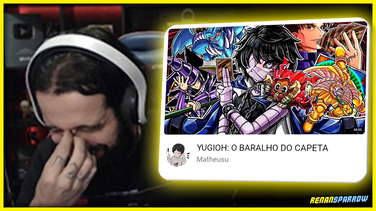 YUGIOH: O BARALHO DO CAPETA // REACT @Matheusu