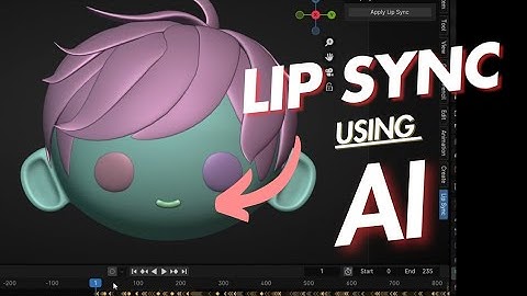Automatic Lip Sync using AI in Blender. #blender #ai #animation