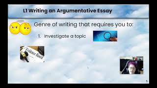 S1U8L1 Writing An Argument Introduction