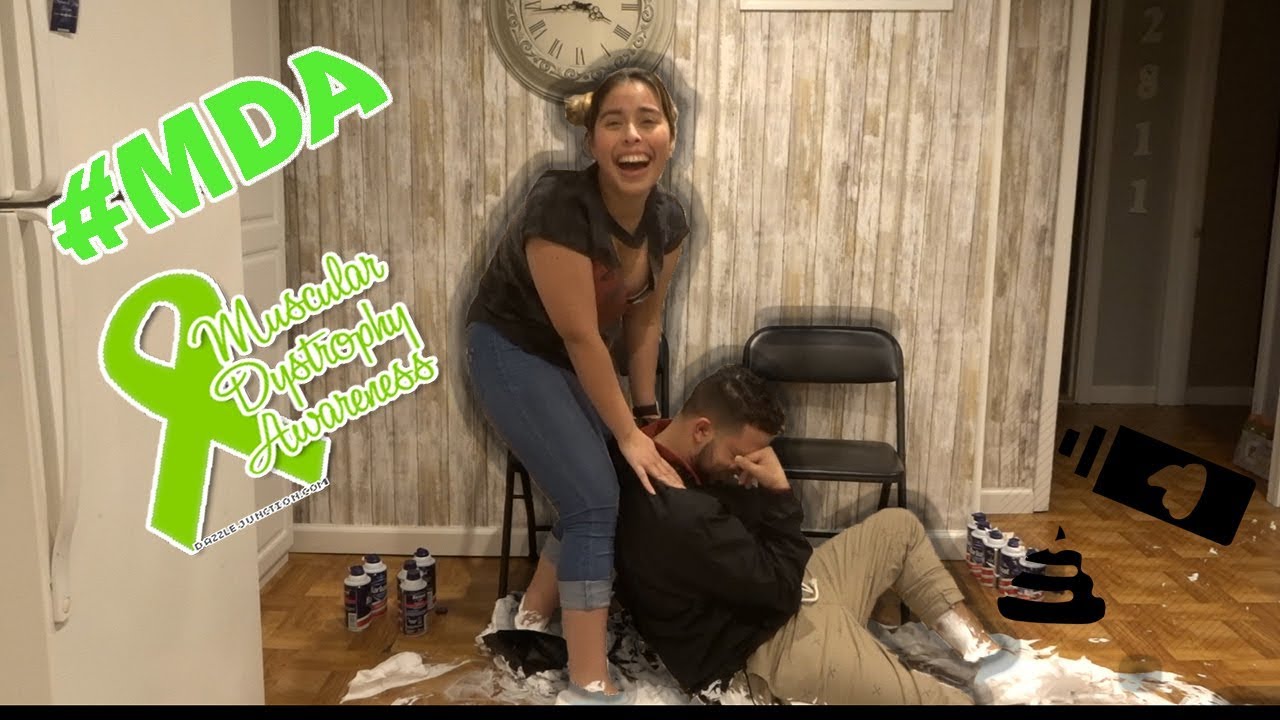 SHAVING CREAM FOAM ***MDA CHALLENGE*** (AWARENESS)