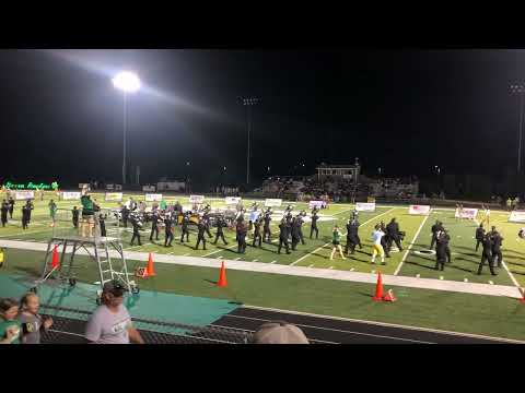 Geneseo high school marching band halftime show