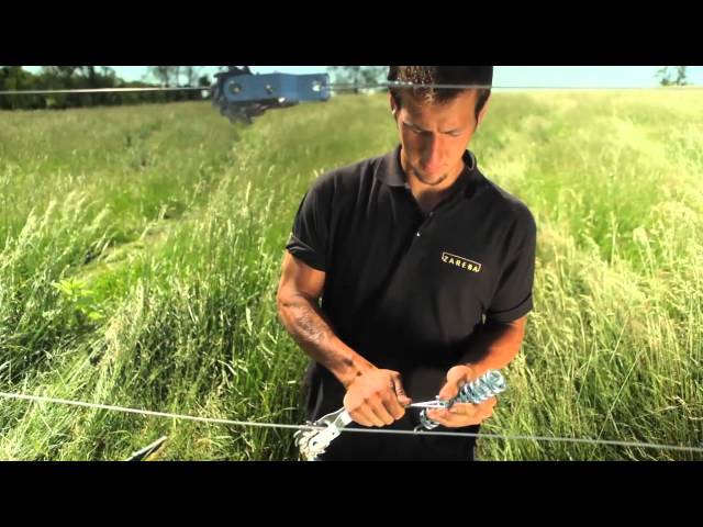 Step-by-Step: Installing a Green Tensioning Line Wire Fence in
