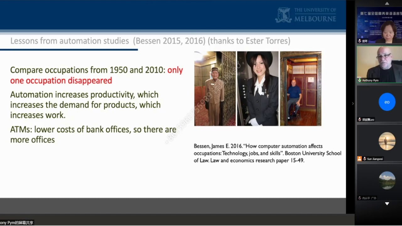 The translation market, technology, and selling trustworthiness. Anthony Pym