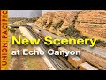 New scenery at echo canyon on my nscale layout